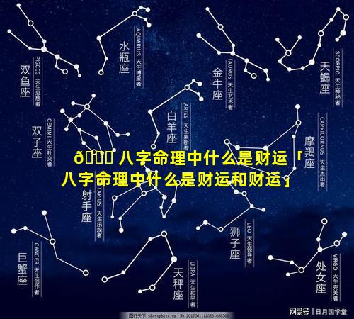 🕊 八字命理中什么是财运「八字命理中什么是财运和财运」